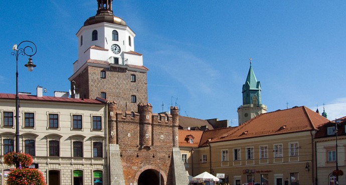 Brama Krakowska - Muzeum Historii Miasta Lublina - zbliżenie